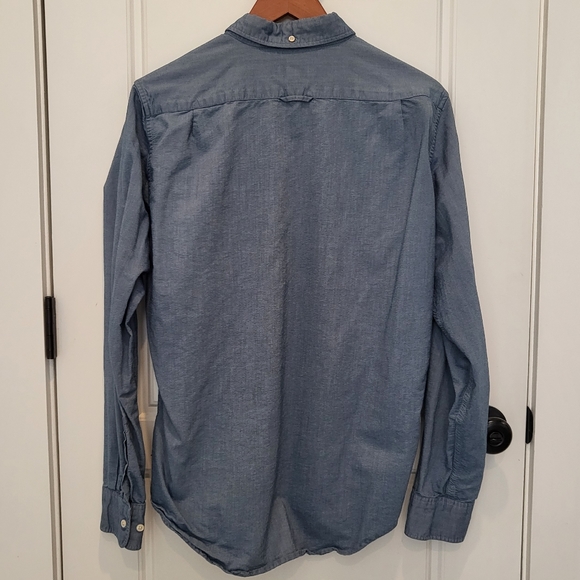 SOLD Oxford chambray button-down shirt - Picture 7 of 8